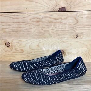 Rothy's Maritime Honeycomb round toe‎ ballet flats size 12